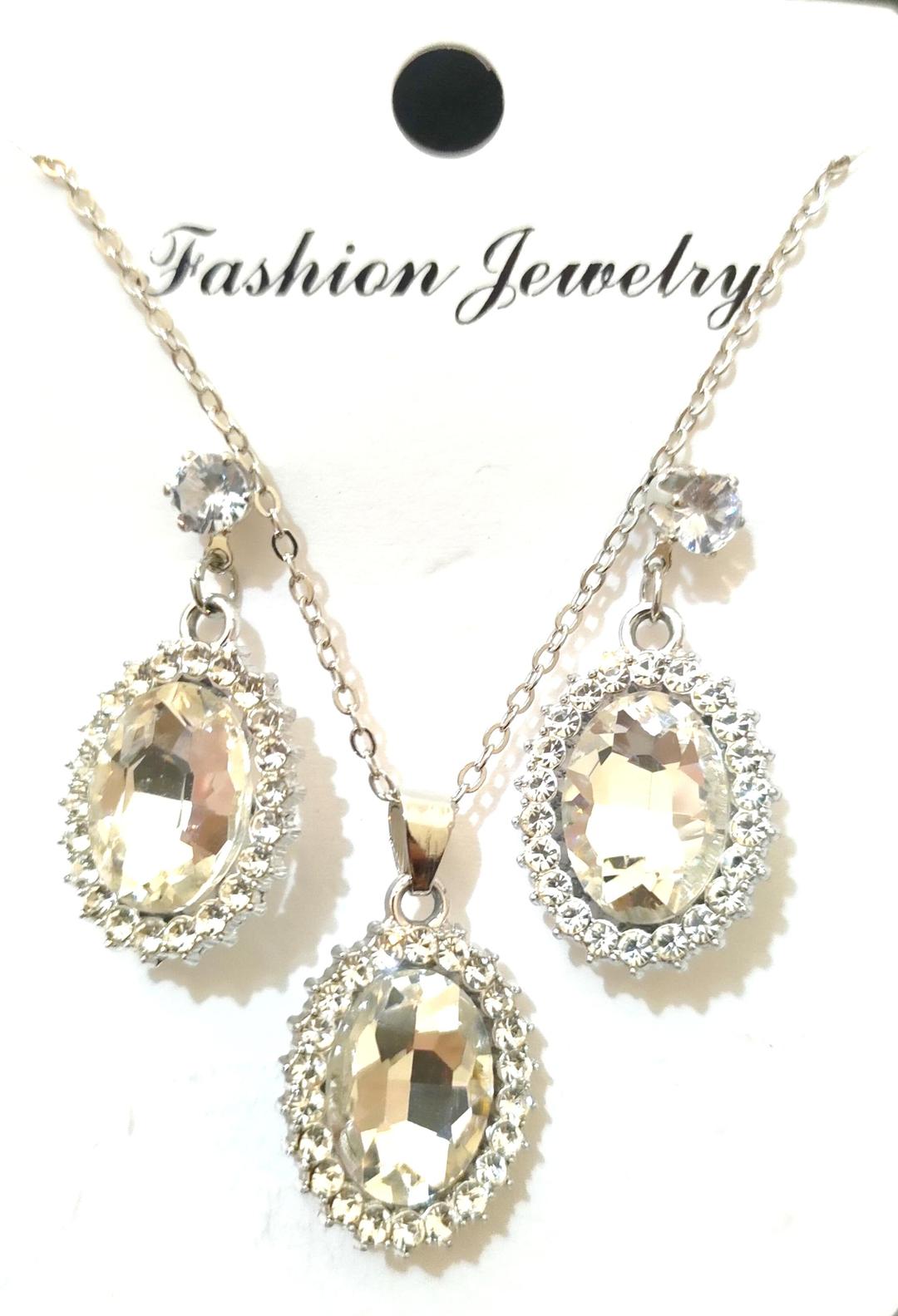 Red Gemstone Pendant Set for Women, 3 Pcs, Silver, Vintage Elegant Design