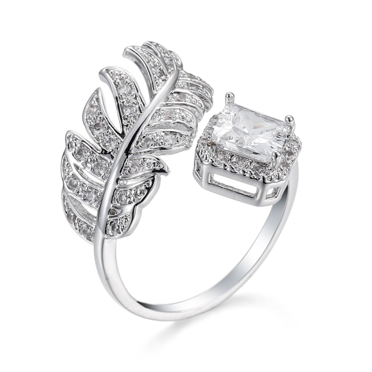 Adjustable Zircon Horse Eye Ring for Daily Wear